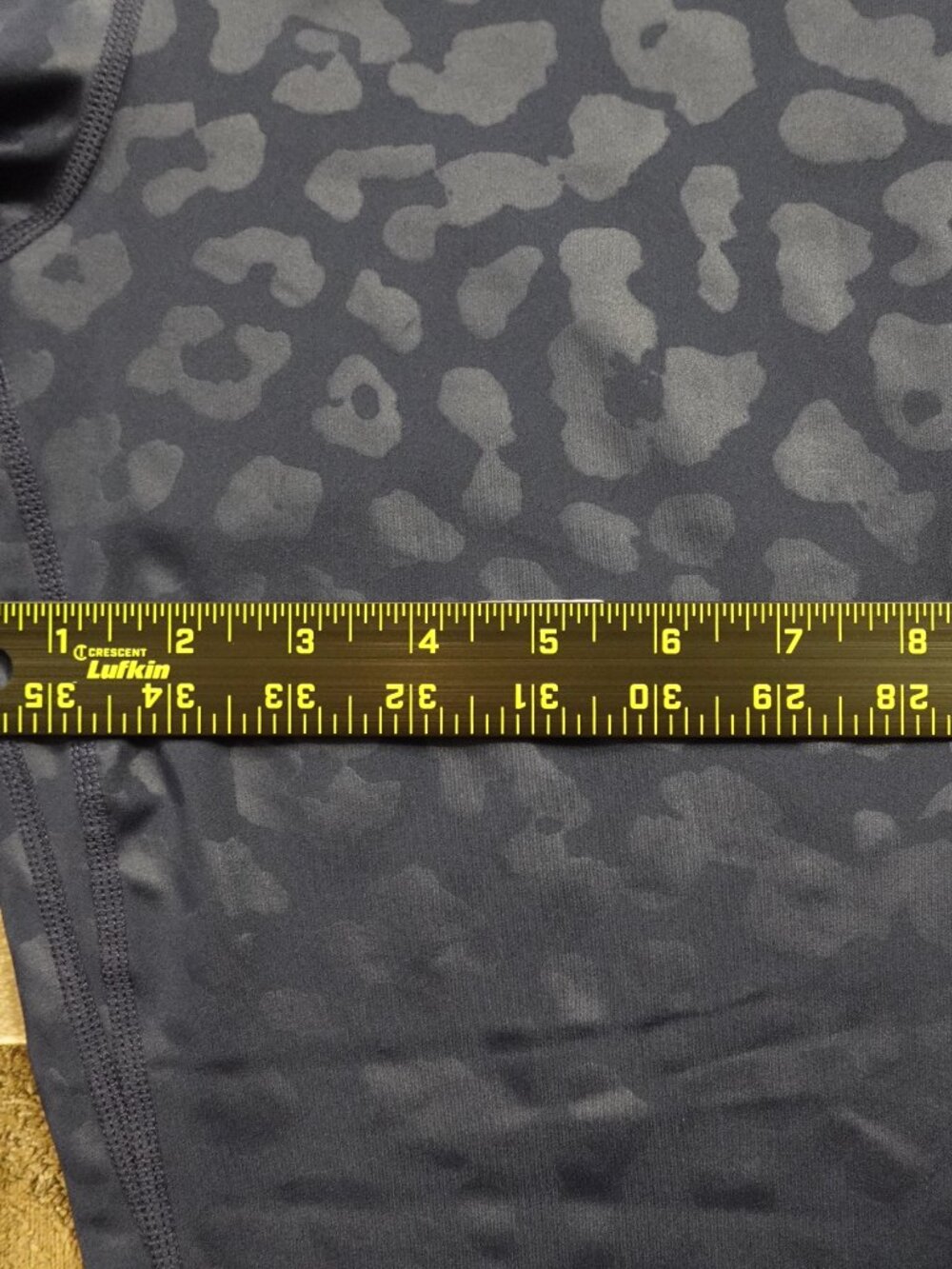 Nike Pro Dri-FIT High-Waisted 7/8 Leggings Women’s Medium Blue Leopard Print - Picture 8 of 12